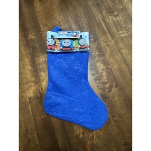 RUZ THOMAS THE TRAIN Christmas Character Stocking, Blue Felt 15"